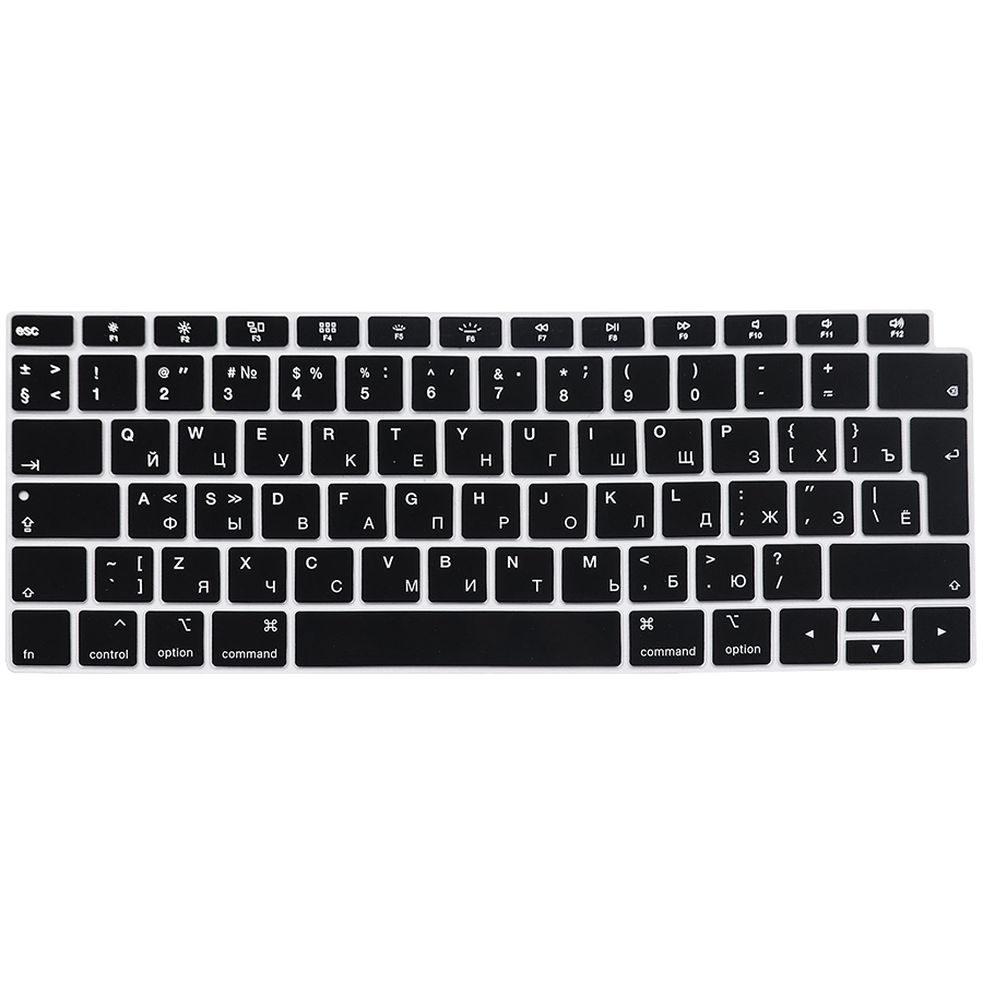 

VIPE Keyboard Cover для Apple MacBook Pro 13 ", Pro 15", Чёрный (VPKCMBPRO1315BLK)
