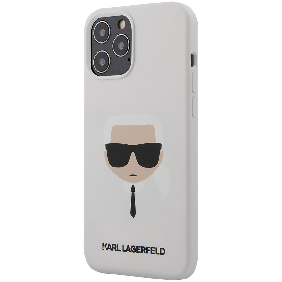 

Чехол LAGERFELD Karl's Head для iPhone 12 Pro Max (KLHCP12LSLKHWH)