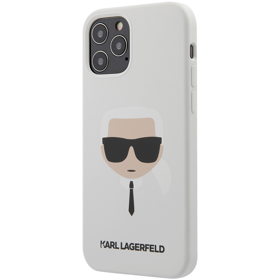 

Чехол LAGERFELD Karl's Head для iPhone 12/12 Pro (KLHCP12MSLKHWH)