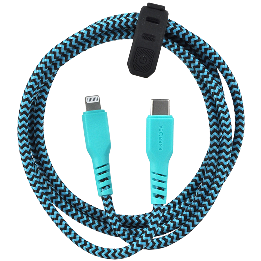 

ENERGEA Кабель-переходник с USB-C на Lightning FibraTough (CBL-FTCL-TUR150)