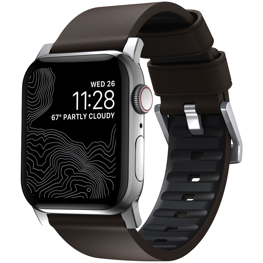 

Ремешок NOMAD Active Strap Pro для Apple Watch 44/42 Коричневый (NM1A4MSNW0)
