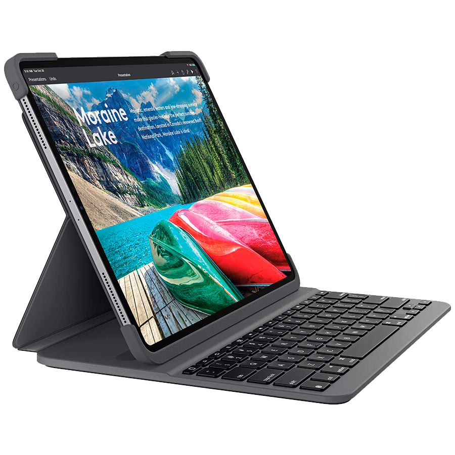 

Чехол-клавиатура LOGITECH Slim Folio Pro для iPad Pro 12,9 дюйма (3-го поколения)/(4-го поколения) (920-009990)