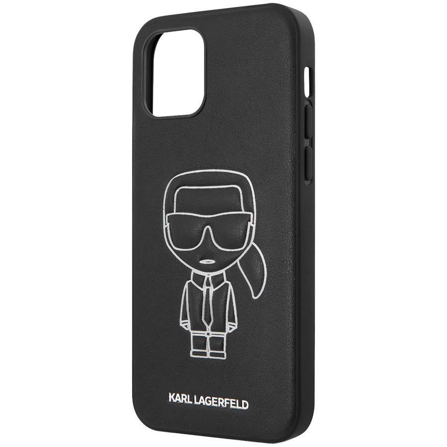 

Чехол LAGERFELD PU Ikonik Outlines Hard для iPhone 12/12 Pro (KLHCP12MPCUIKWH)