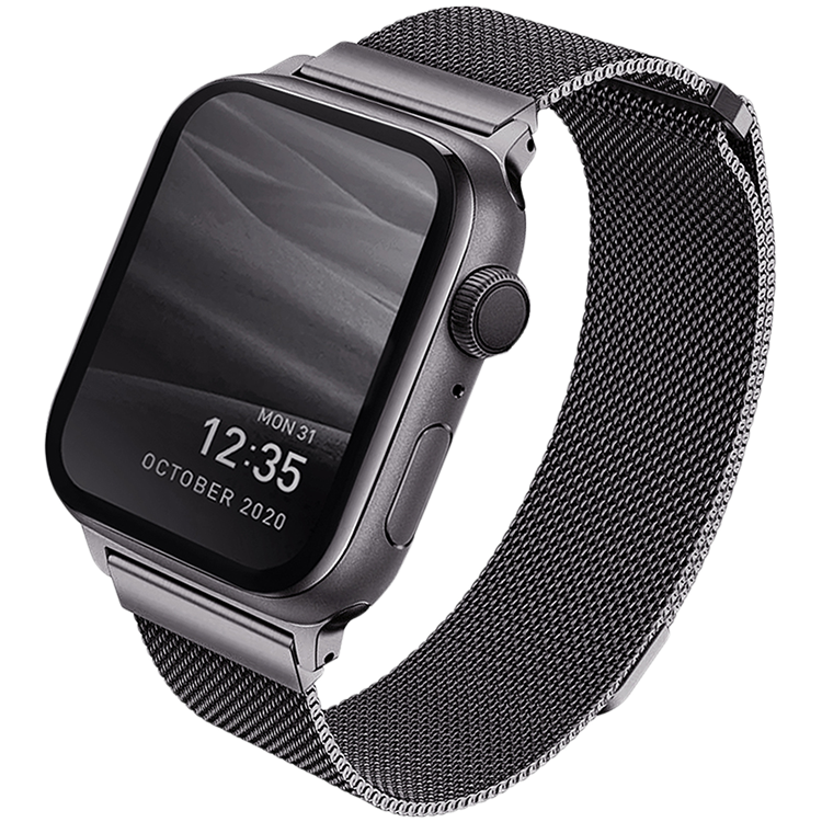 

Ремешок UNIQ Dante Strap Steel для Apple Watch 44мм Графит (44MM-DANGRP)