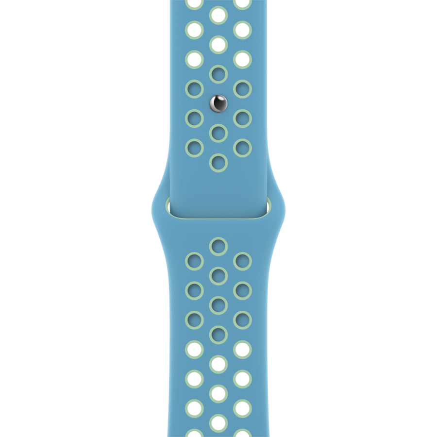 

Ремешок APPLE 40мм Nike Sport Band - Regular Chlorine Blue/Green Glow (MJ6H3ZM/A)