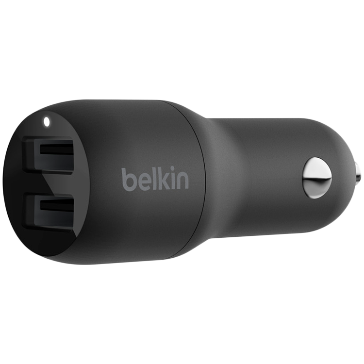 

Автомобильный адаптер BELKIN 2*USB Тип A 2*USB Тип A, 24 Вт (CCB001BTBK)