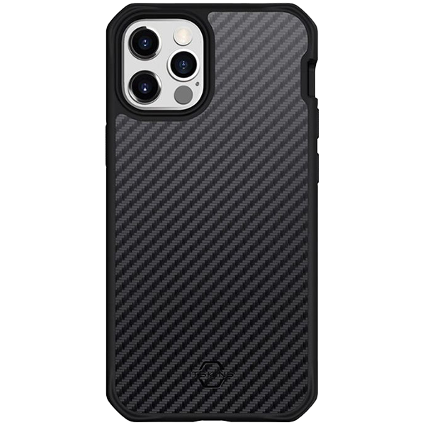 

Защитный чехол ITSKINS HYBRID CARBON для iPhone 12 Pro Max (AP4P-HYBFS-BLK1)