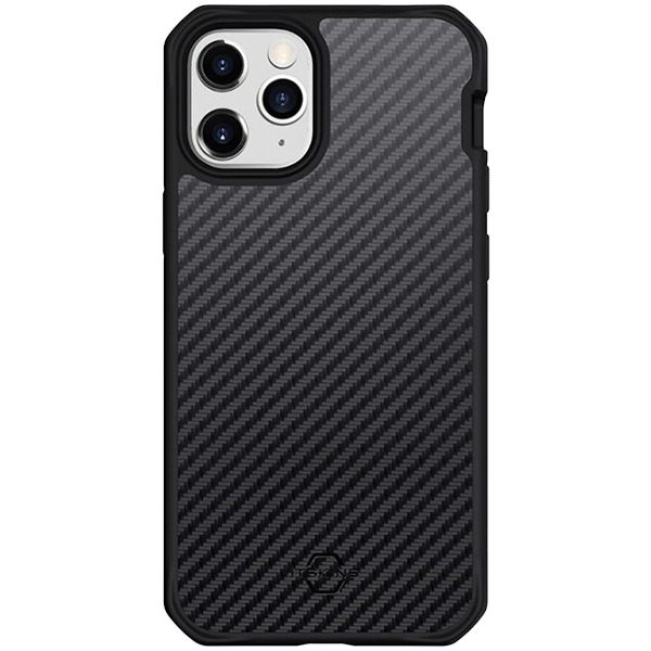 

Защитный чехол ITSKINS HYBRID CARBON для iPhone 12/12 Pro (AP3P-HYBFS-BLK1)