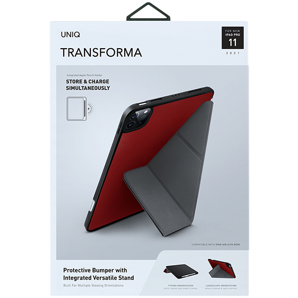 

Чехол-книга UNIQ Transforma для iPad Pro 11 дюймов (3-го поколения) (NPDP11(2021)-TRSFRED)