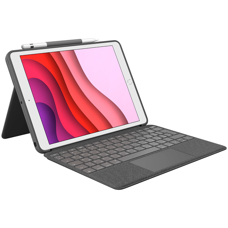 

Чехол-клавиатура LOGITECH Combo Touch Серый для iPad Pro 12,9 дюйма (5-го поколения) (920-010187)