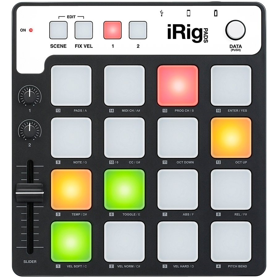 

MIDI контроллер IK Multimedia iRig Pads для PC/Mac и устройств на базе iOS (IP-IRIG-PADS-IN)