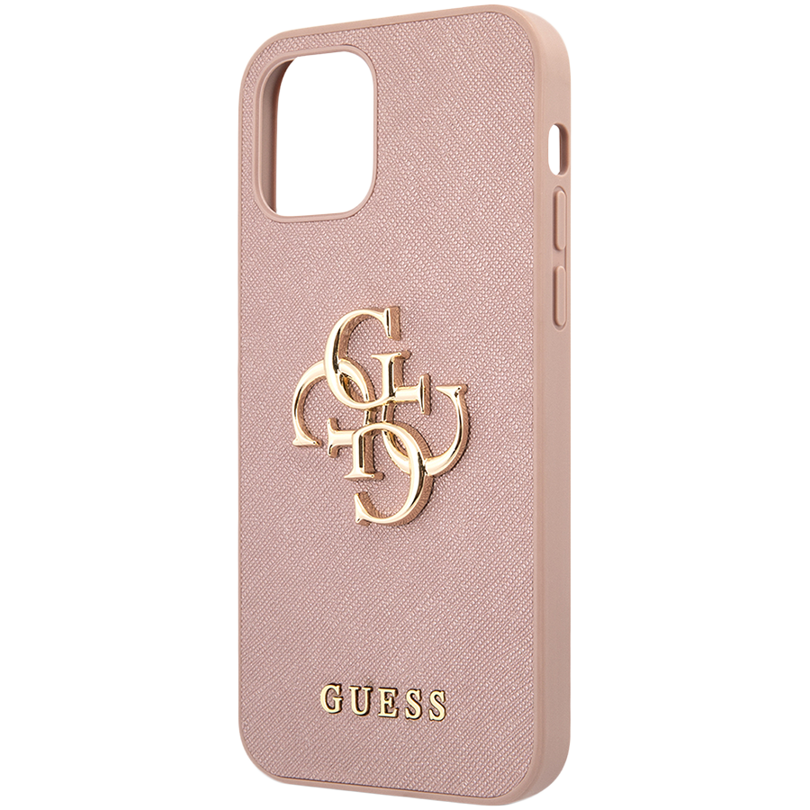 

Чехол GUESS Saffiano для iPhone 12/12 Pro (GUHCP12MSA4GGPI)