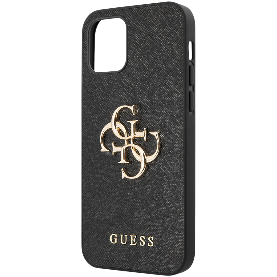 

Чехол GUESS Saffiano для iPhone 12 Pro Max (GUHCP12LSA4GGBK)