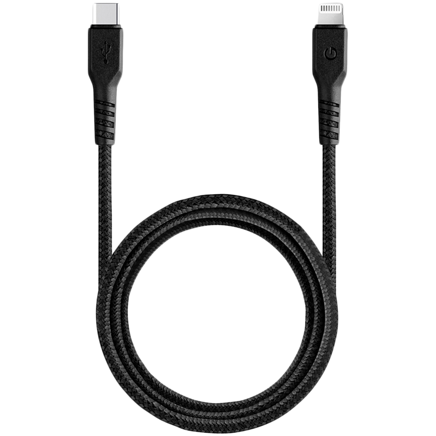 

ENERGEA Кабель Lightning (CBL-FABCL-BLK150)