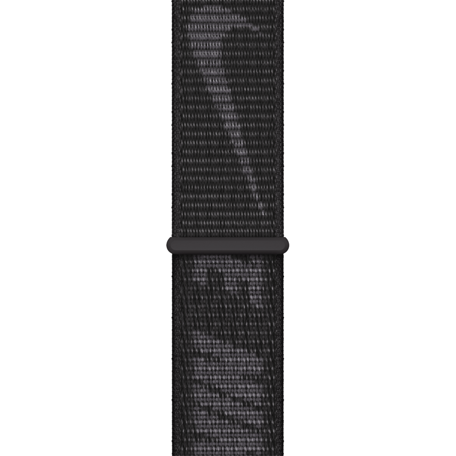 

Ремешок APPLE 45мм Nike Sport Loop - Regular Чёрный (3J649ZM/A)