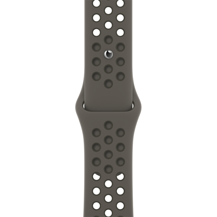 

Ремешок APPLE 45мм Nike Sport Band - Regular Серая олива/рабочий хаки (ML8D3ZM/A)