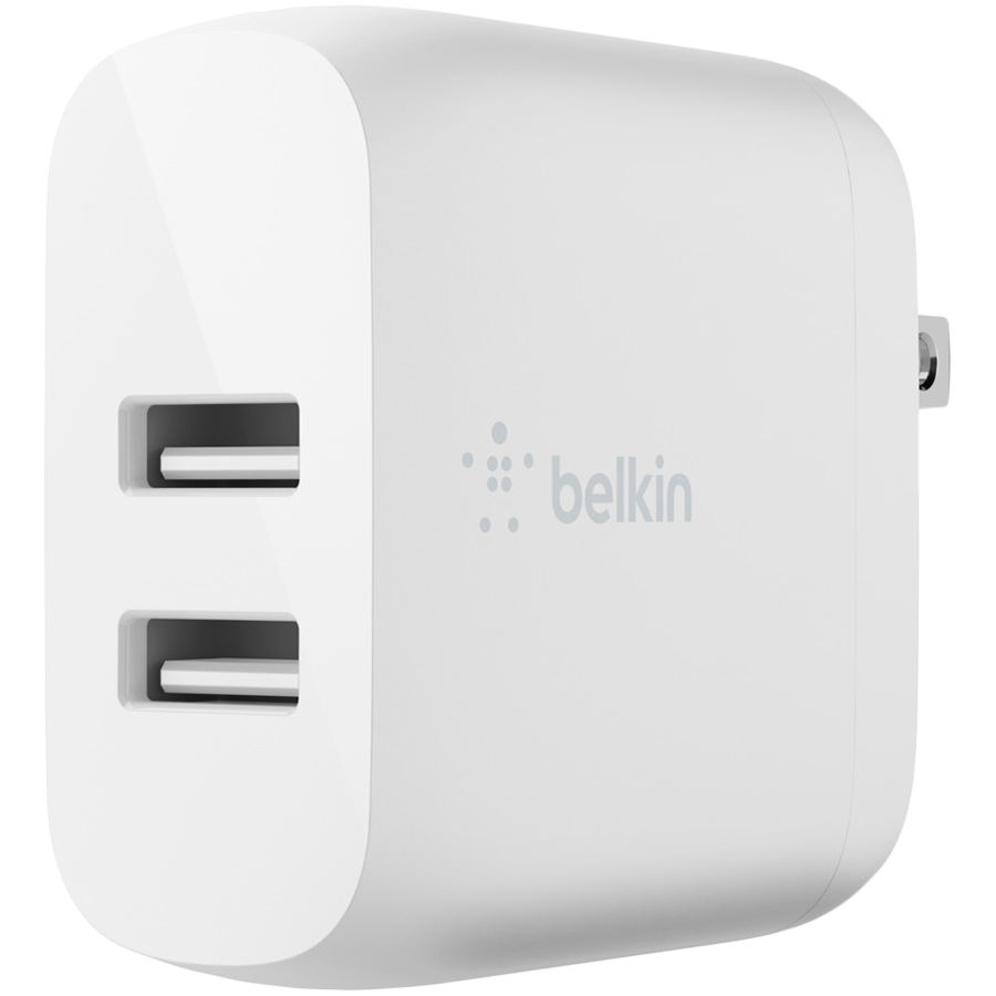 

Адаптер переменного тока BELKIN 2*USB Тип A, 24 Вт (WCE001VF1MWH)