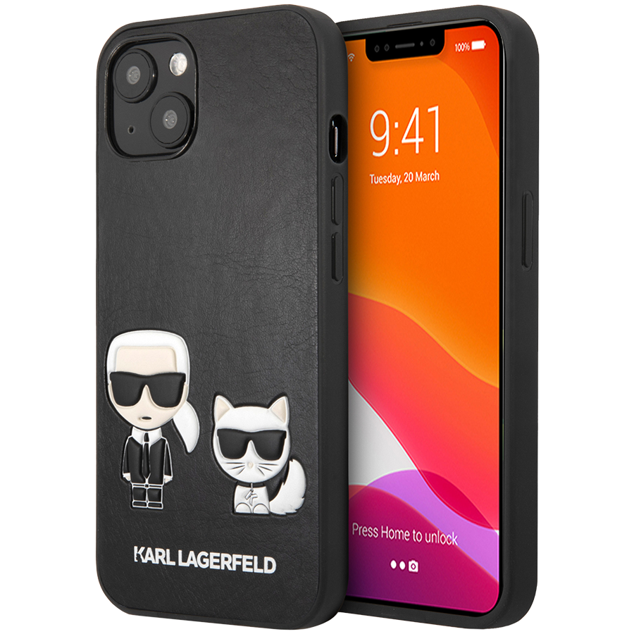 

Чехол LAGERFELD Karl & Choupette Hard для iPhone 13 (KLHCP13MPCUSKCBK)