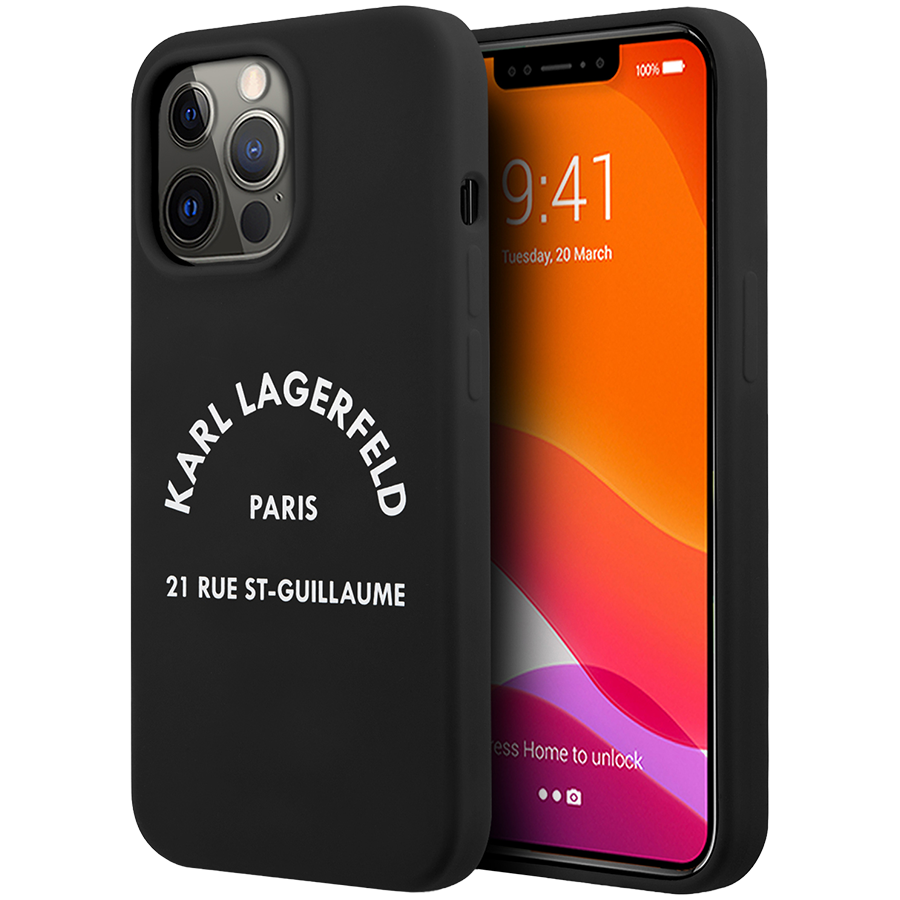 

Чехол LAGERFELD RSG logo для iPhone 13 Pro Max (KLHCP13XSLSGRBK)
