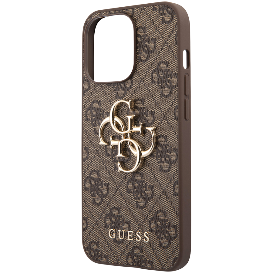 

Чехол GUESS Saffiano With Metal Logo для iPhone 13 Pro Max (GUHCP13X4GMGBR)