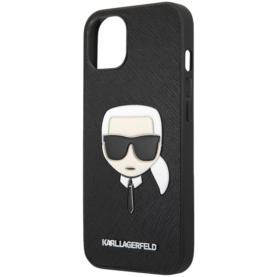 

Чехол LAGERFELD Saffiano для iPhone 13 Pro Max (KLHCP13XSAKHBK)