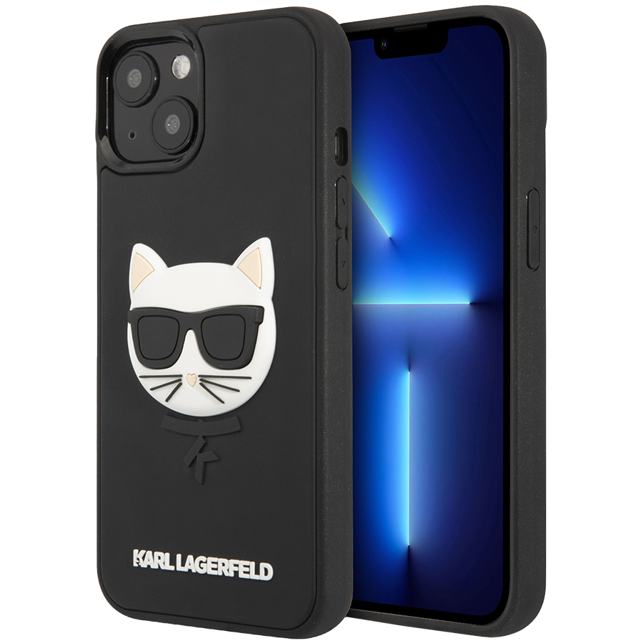 

Чехол LAGERFELD 3D RUBBER with CHOUPETTE для iPhone 13 (KLHCP13MCH3DBK)