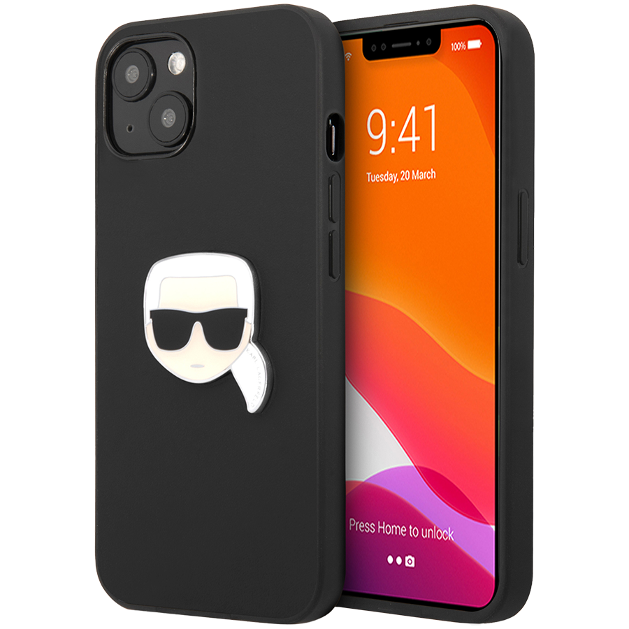 

Чехол LAGERFELD Case With Metal Logo для iPhone 13 (KLHCP13MPKMK)