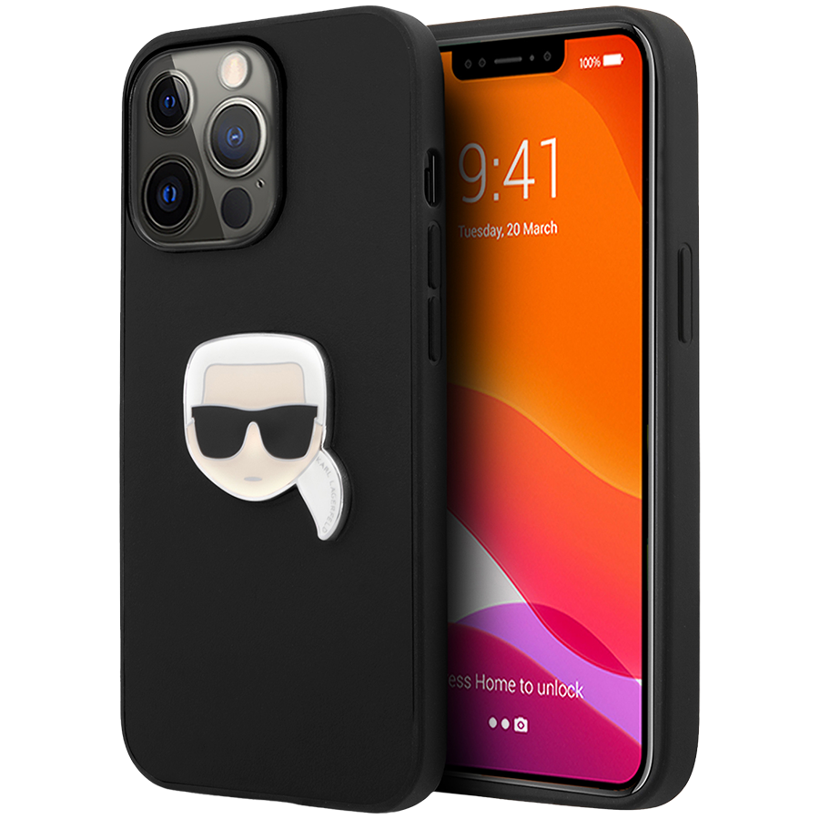 

Чехол LAGERFELD Case With Metal Logo для iPhone 13 Pro (KLHCP13LPKMK)
