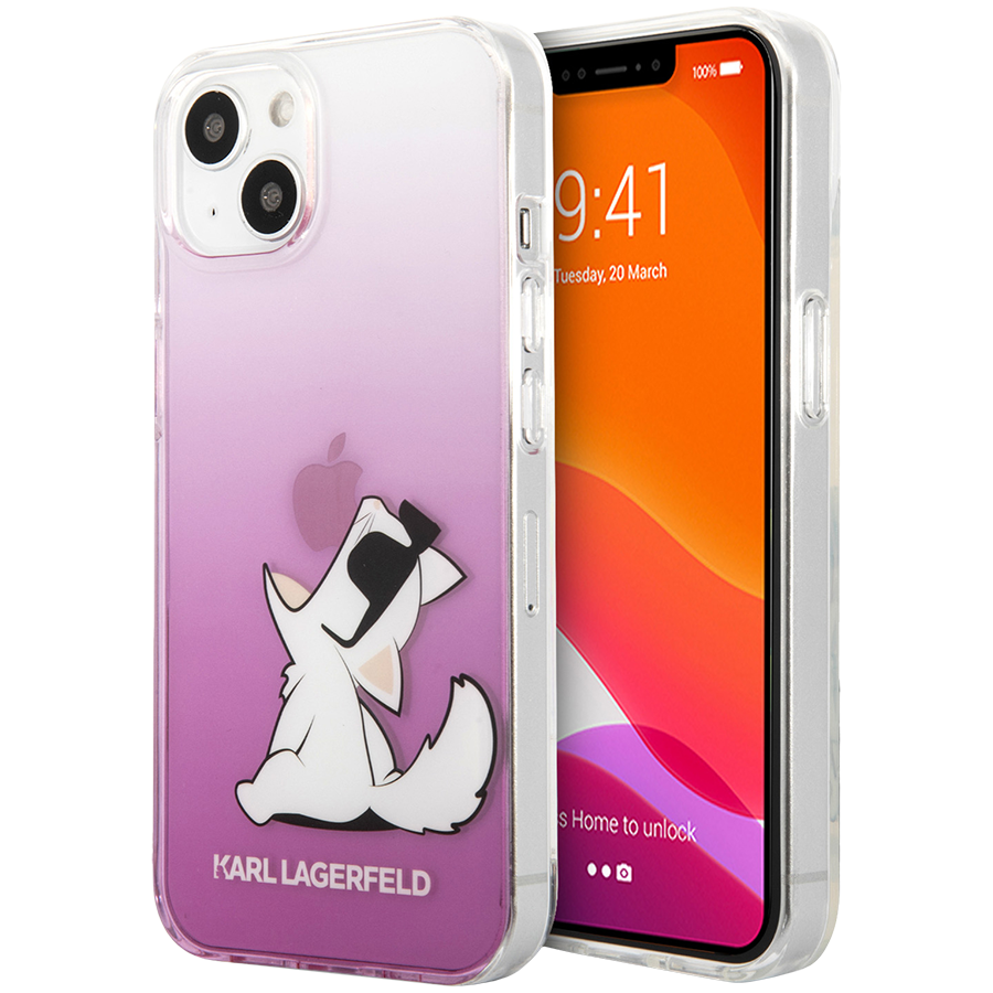 

Чехол LAGERFELD Gradient Choupette Fun для iPhone 13 (KLHCP13MCFNRCPI)
