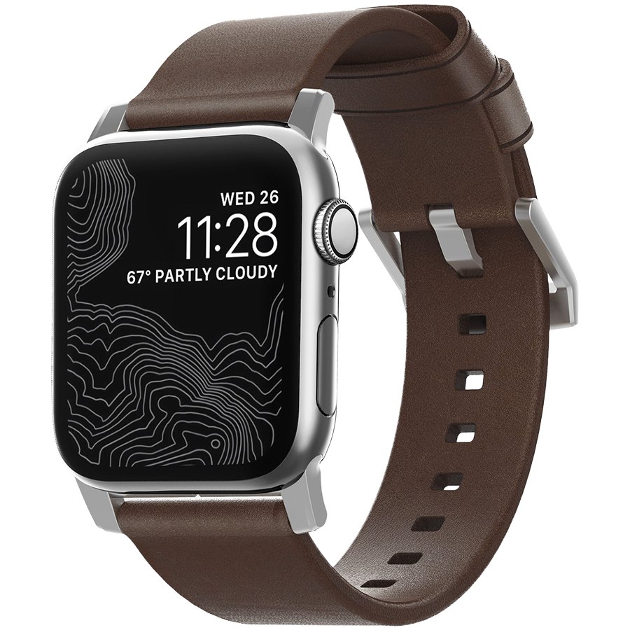 

Ремешок NOMAD Modern Strap для Apple Watch 40/38мм Rustic Brown (NM1A3RSM00)