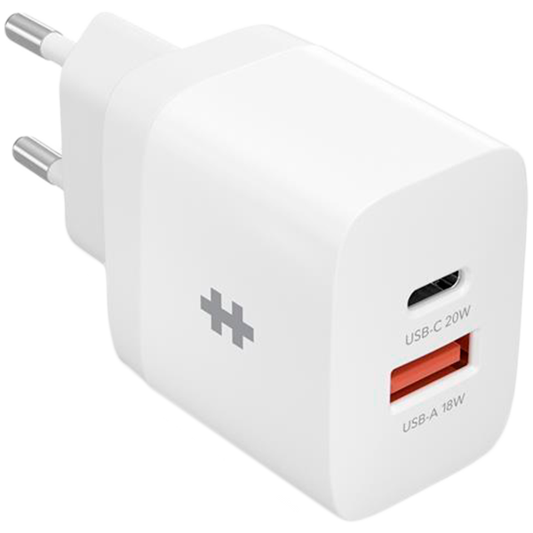 

Адаптер питания HYPER 2*USB/USB-C, 20 Вт (HJ205EU)