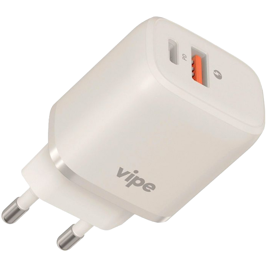 

Адаптер питания VIPE 2*USB/USB-C, 20 Вт (VPTST20WWHI)