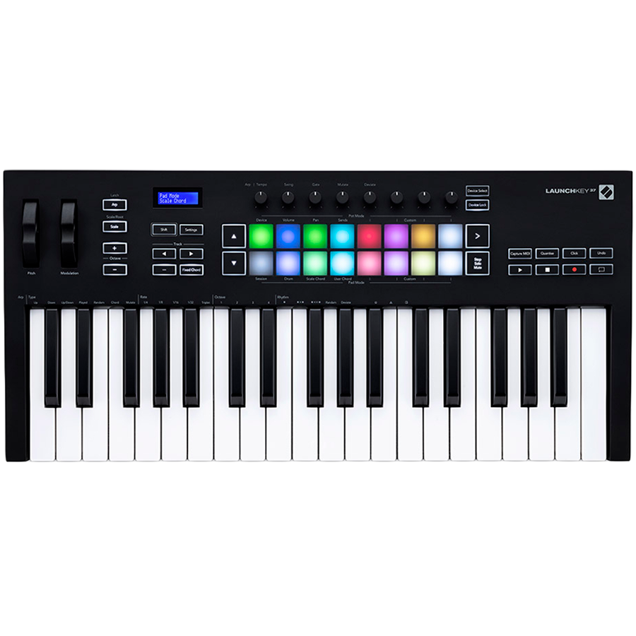 

Keypad NOVATION Launchkey Mini MK3 Чёрный, Keys 25 with iPad/ Mac/ PC (NOVATION_LAUNCHKEY_MINI_MK3)