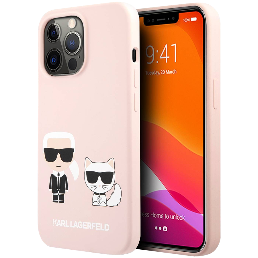 

Чехол LAGERFELD Karl & Choupette Hard для iPhone 13 Pro (KLHCP13LSSKCI)