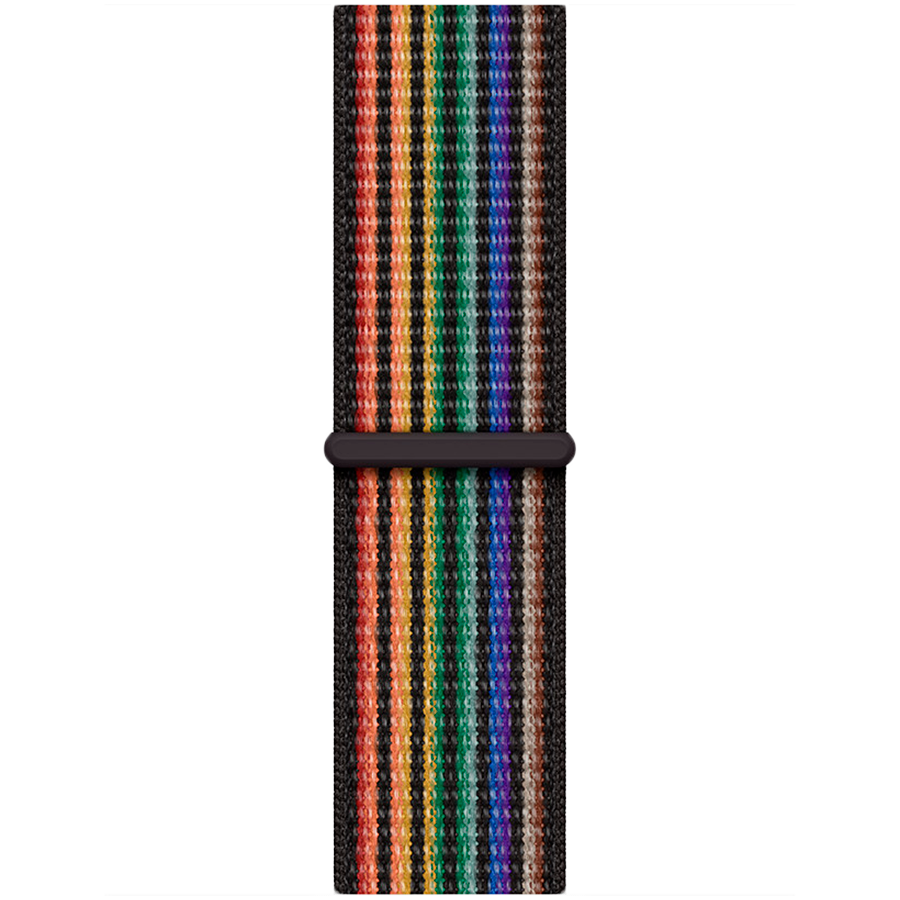 

Ремешок APPLE 45мм Pride Edition Nike Sport Loop Nike Sport Loop Pride Edition для Apple Watch 42/44/45/49 mm (MN6N3ZM/A)