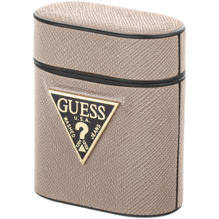 

Чехол GUESS Saffiano with metal logo для AirPods (Gen1)/AirPods (Gen2) (GUACA2VSATMLLG)
