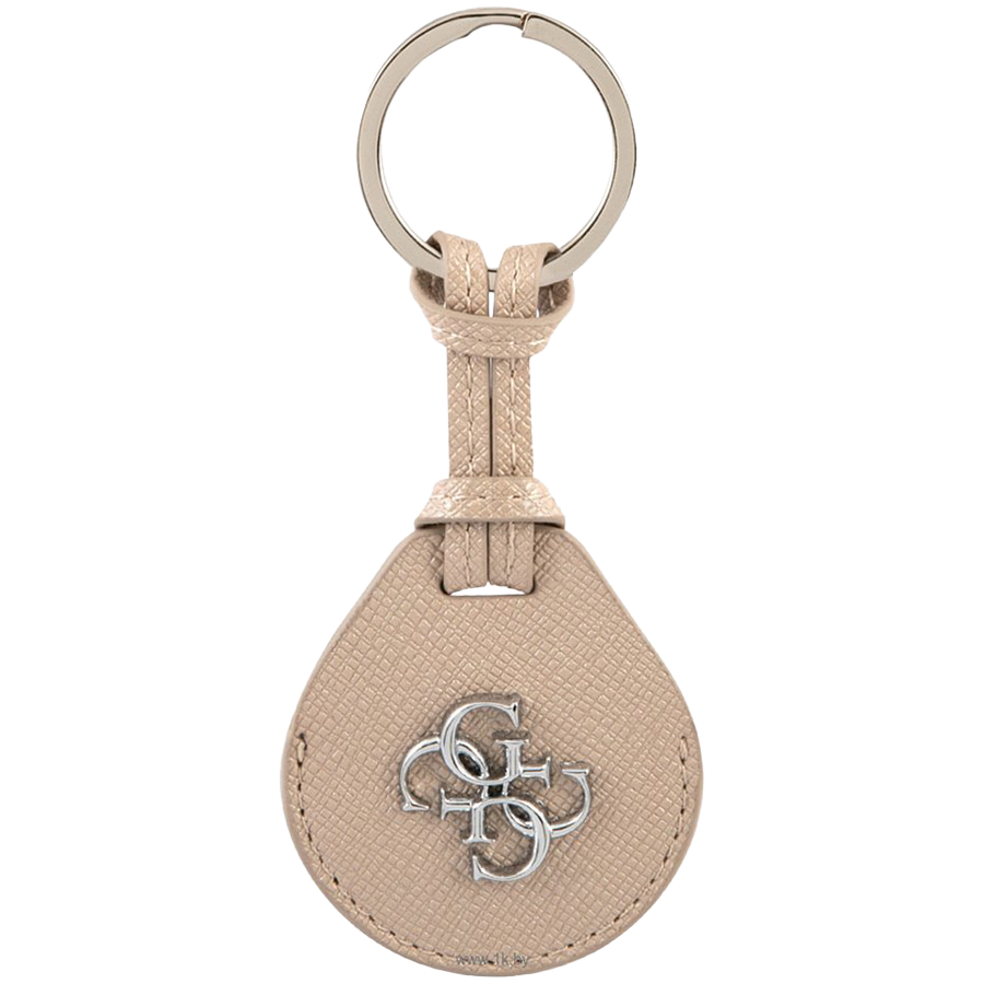 

Чехол GUESS Saffiano 4G Big metal silver logo with ring для AirTag (GUATPSAM4PD)