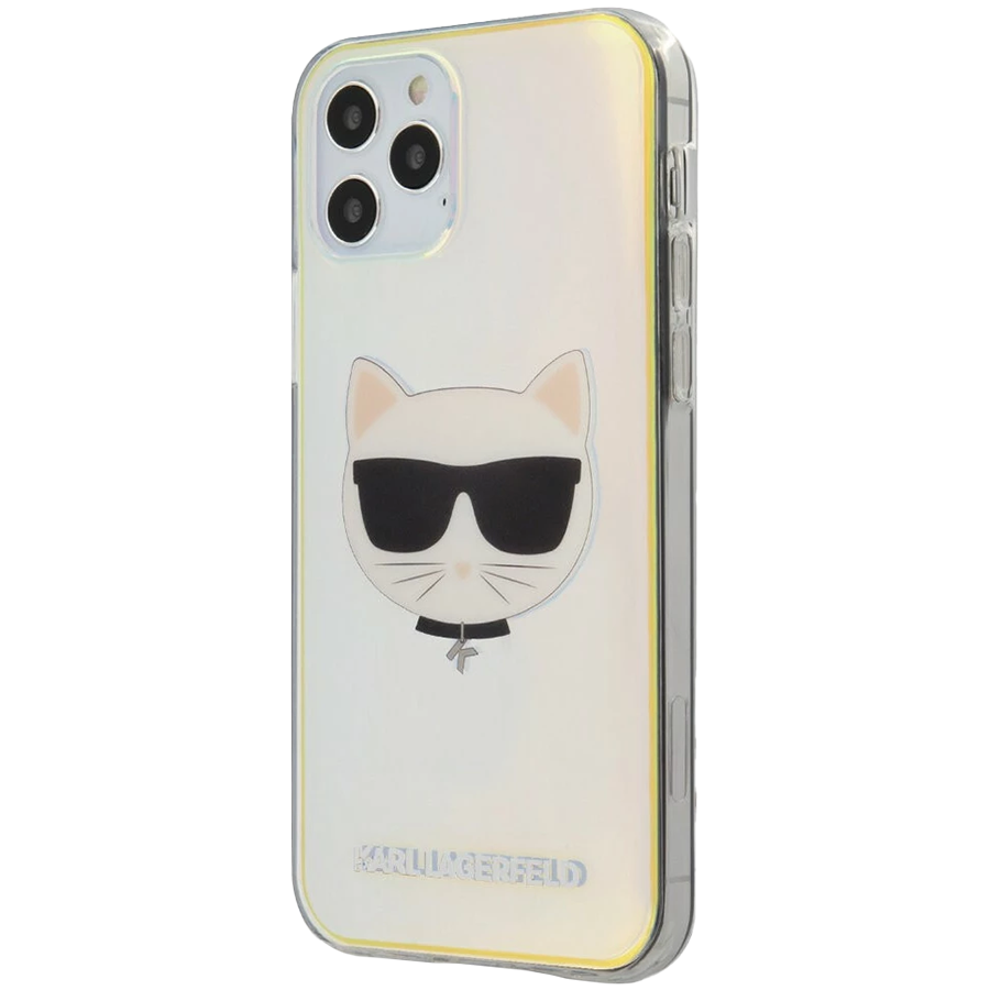 

Чехол LAGERFELD PC/TPU Choupette's head Hard для iPhone 12/12 Pro (KLHCP12MCIR)