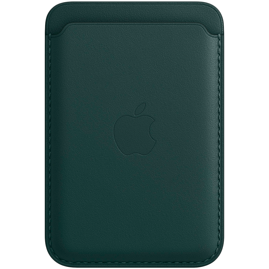 

Карман APPLE Leather Wallet с MagSafe Зелёный лес для iPhone (MPPT3ZM/A)