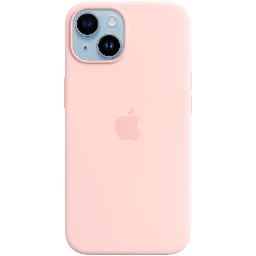 

Чехол APPLE силиконовый с MagSafe Chalk Pink для iPhone 14 (MPRX3ZM/A)