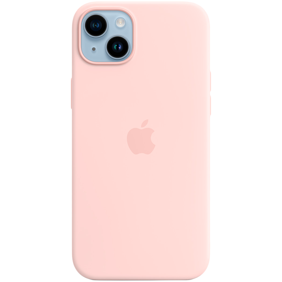 

Чехол APPLE силиконовый с MagSafe Chalk Pink для iPhone 14 Plus (MPT73ZM/A)