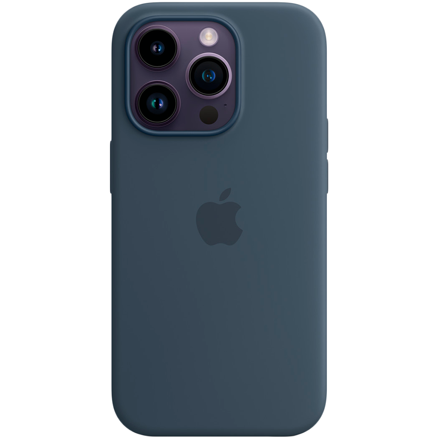 

Чехол APPLE силиконовый с MagSafe Storm Blue для iPhone 14 Pro (MPTF3ZM/A)