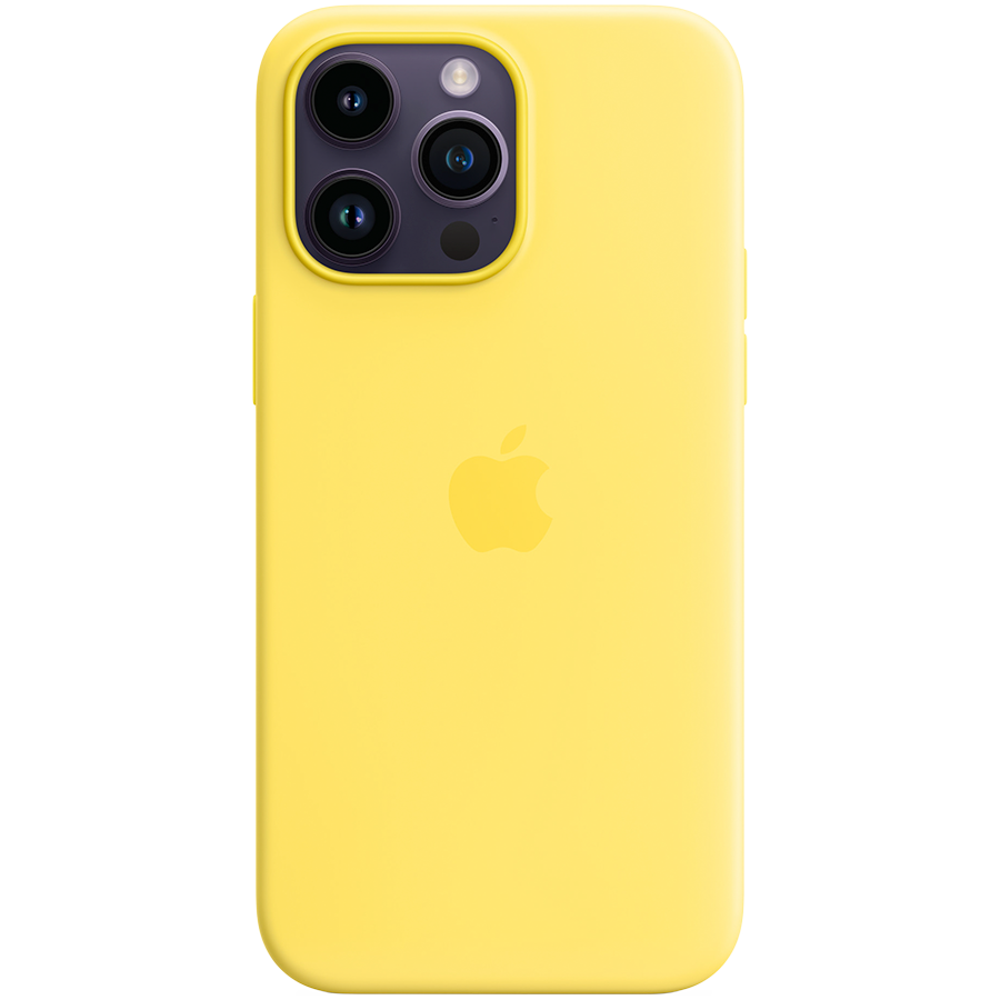 

Чехол APPLE силиконовый с MagSafe желтая канарейка для iPhone 14 Pro Max (MQUL3ZM/A)
