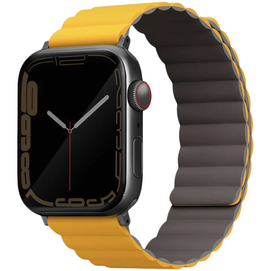 

Ремешок UNIQ Revix reversible Magnetic Strap для Apple Watch 49/45/44/42 Mustard/Khaki (45MM-REVMUSKAK)