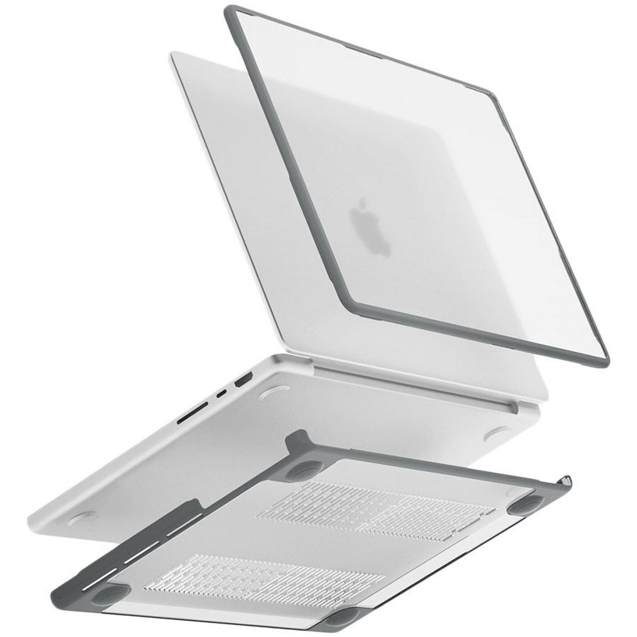 

Чехол-накладка UNIQ Venture PC/TPU Frost Grey для MacBook Pro 14 (MP14(2021)-VENFGRY)