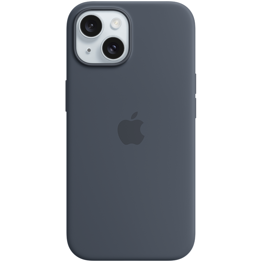 

Чехол APPLE силиконовый с MagSafe Storm Blue для iPhone 15 (MT0N3ZM/A)