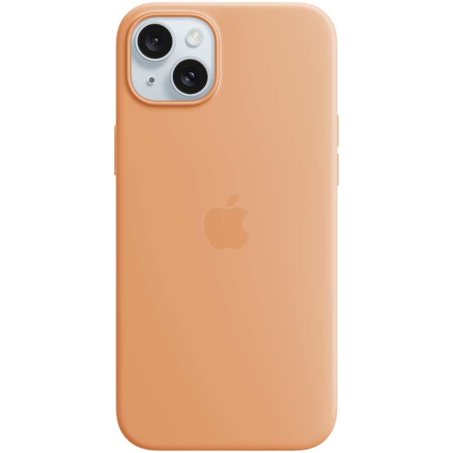 

Чехол APPLE силиконовый с MagSafe Orange Sorbet для iPhone 15 Plus (MT173ZM/A)