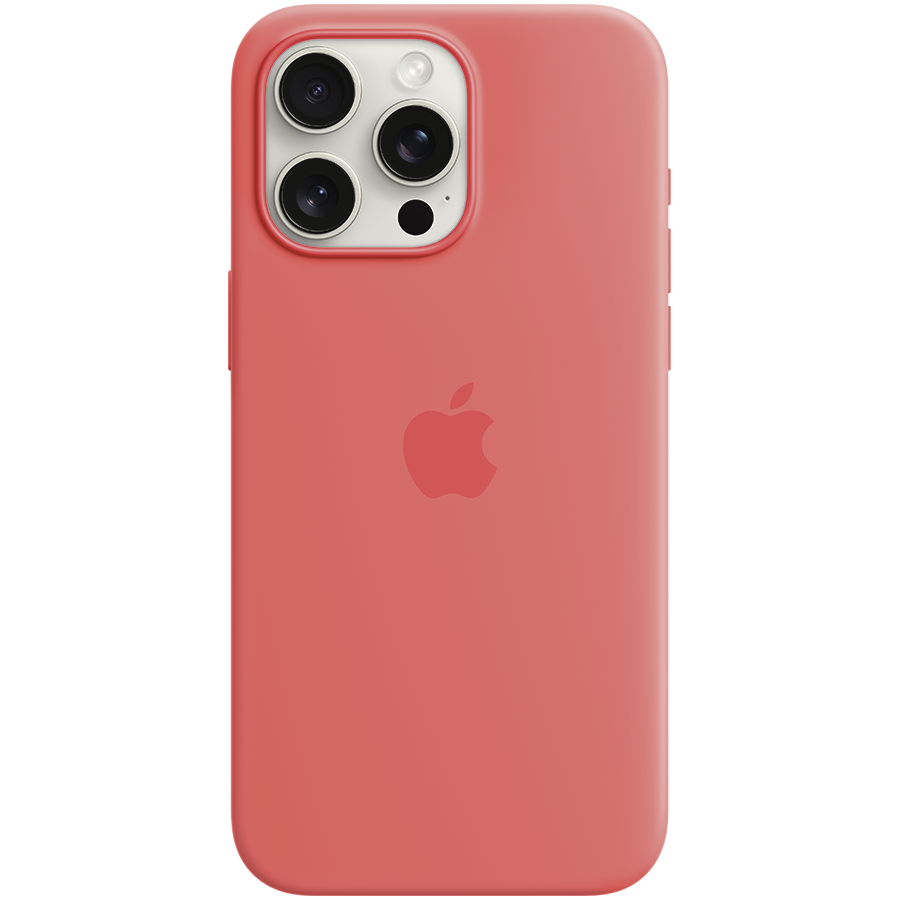 

Чехол APPLE силиконовый с MagSafe Guava для iPhone 15 Pro Max (MT1V3ZM/A)