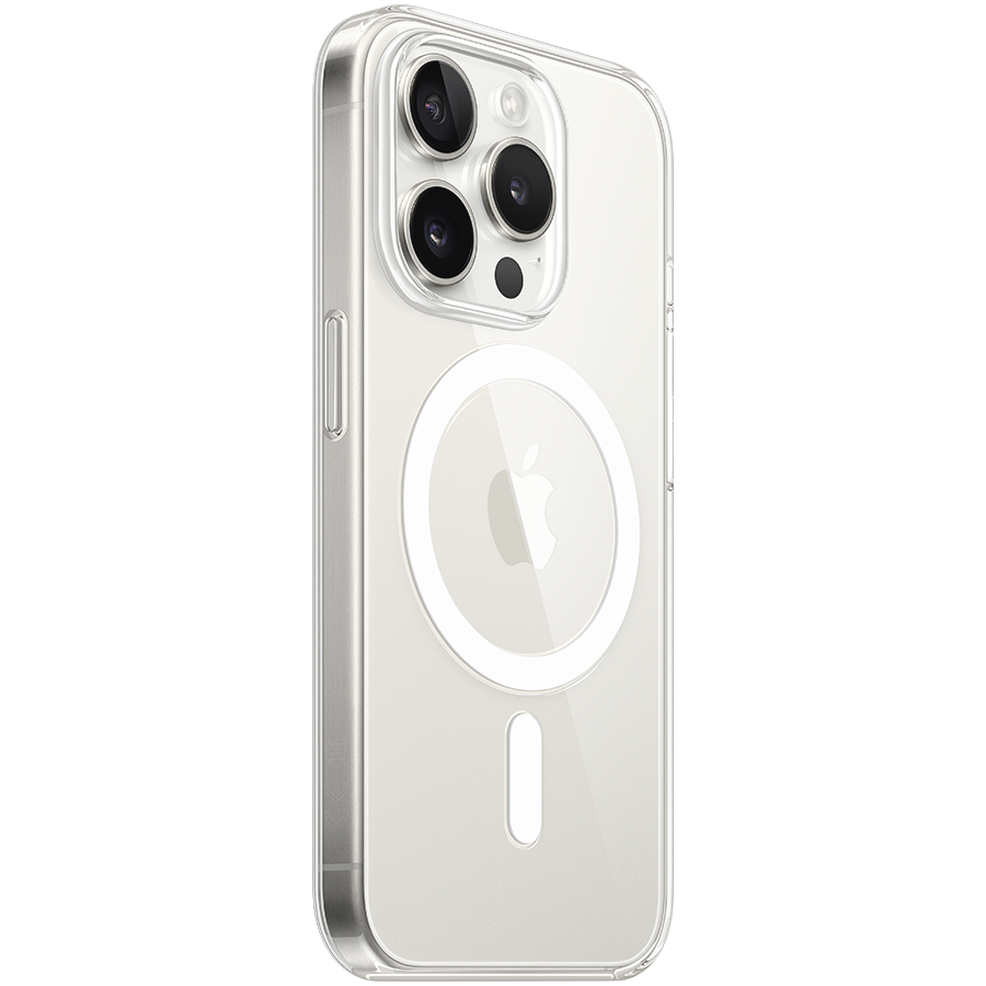 

Чехол APPLE Clear Case с MagSafe Прозрачный для iPhone 15 Pro (MT223ZM/A)