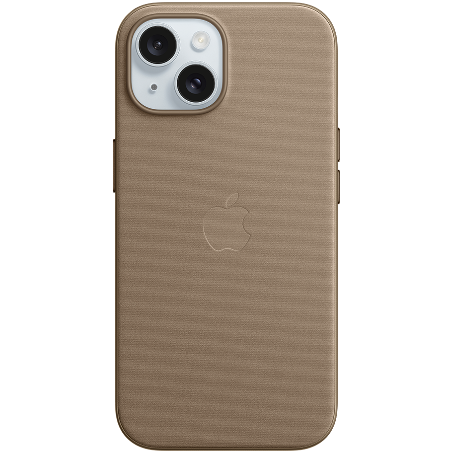 

Чехол APPLE FineWoven Case с MagSafe Платиново-серый для iPhone 15 (MT3C3ZM/A)